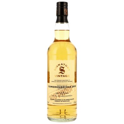 Cameronbridge 2012-2025 / 12Jahre / 100Proof Grain Edition #1 / 57,1% 0,7l Signatory