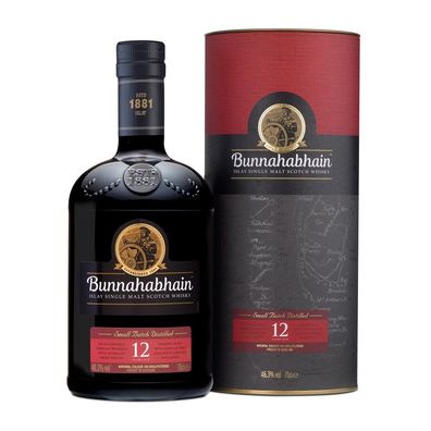 Bunnahabhain 12 Jahre / Small Batch Distilled / 46,3% 0,7l / Islay Single Malt