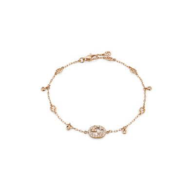 Gucci – YBA729403001 – Ineinandergreifendes G-Armband aus 18-karätigem Roségold und D