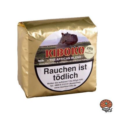 KIBOKO The African Blend Pfeifentabak Beutel à 250g