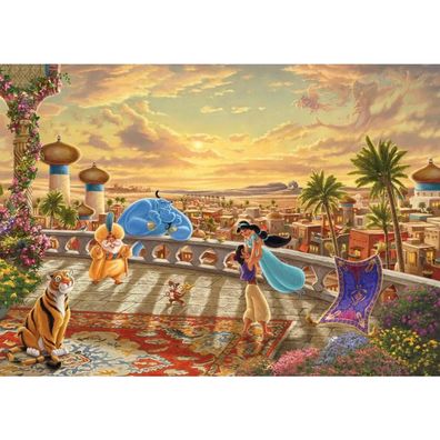 Thomas Kinkade Studios Jasmine Dancing The Desert Sunlight 1000 Teile