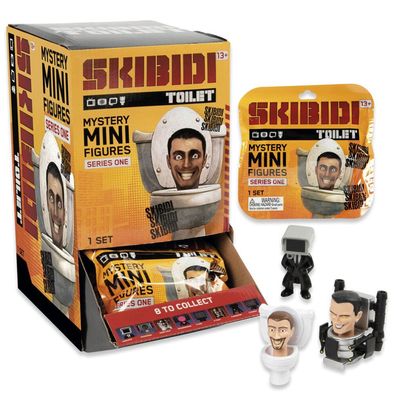 Skibidi Toilet Minifiguren 6 cm Series 1 Display (24)