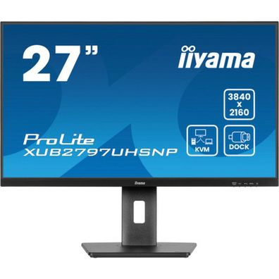 IIYAMA 68.5cm (27") XUB2797UHSNP-B1 16:9 HDMI+DP+USB-C Lift