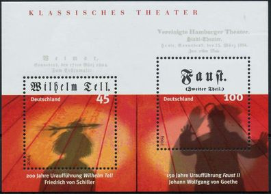 BRD BUND BLOCK Kleinbogen 2002 2019 Block 65 postfrisch SCFB5CA