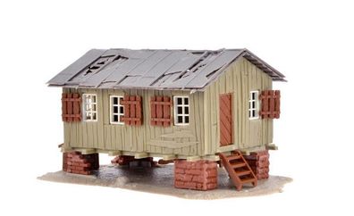 Vollmer 45728 H0 Bauhütte grün Spur H0