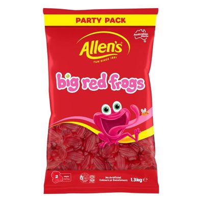 Allen's Big Red Frogs Fruchtgummi Bulk Bag 1300 g