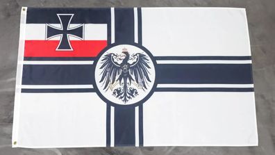 Fahne Flagge Deutsches Reich Kaiserliche Marine - 90 x 150 cm