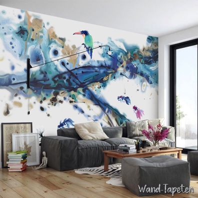 Vlies Fototapete Wandtapete Wandbilder Abstraktes Ölgemälde Minimalistisch 4151