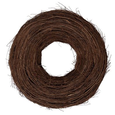 Clayre & Eef Kranz Ø 60x18 cm Braun Rattan (Gr. Ø 60x18 cm)