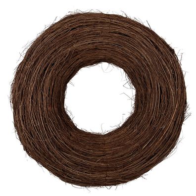 Clayre & Eef Kranz Ø 80x22 cm Braun Rattan (Gr. Ø 80x22 cm)