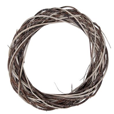 Clayre & Eef Kranz Ø 40x6 cm Braun Rattan (Gr. Ø 40x6 cm)