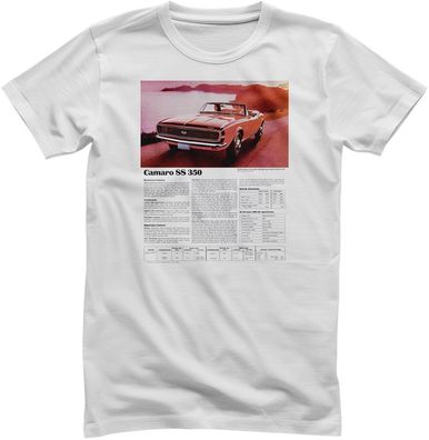 Chevrolet T-Shirt Camaro SS350 Spec Sheet GM-1-VA005