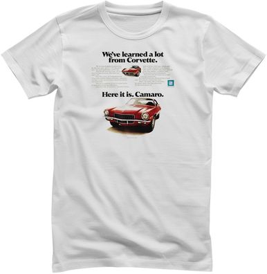 Chevrolet T-Shirt Camaro Premiere Add GM-1-VA014
