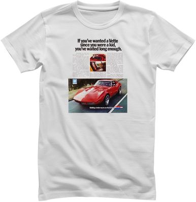 Corvette T-Shirt C3 Retro Add GM-1-VA016