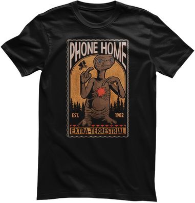 E.T. T-Shirt Phone Home-Est 1982 UV-1-ET019