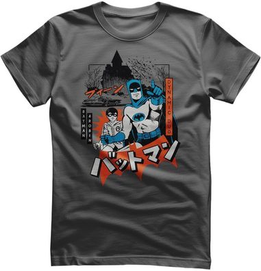 Batman T-Shirt Dynamic Duo Manga WB-1-BAT050