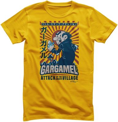 Die Schlümpfe T-Shirt Gargamel-Attack Of The Smurfs Village RB-1-SMF013