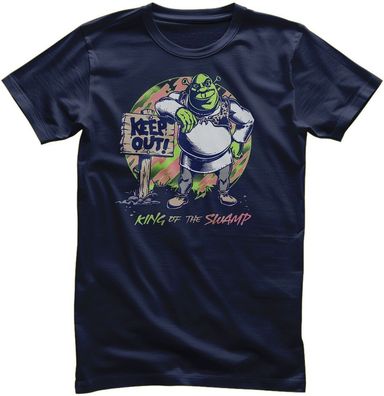 Shrek T-Shirt KEEP OUT-King Of The Swamp UV-1-SHK012