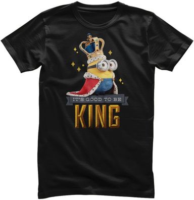 Minions T-Shirt-It's Good To Be King UV-1-DMF017