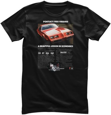 Pontiac T-Shirt 1980 Firebird Economics GM-1-VA010