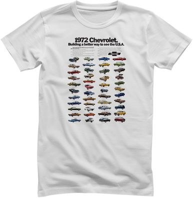Chevrolet T-Shirt 1972 Line Up GM-1-VA015