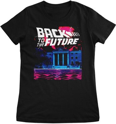 Back to the Future Damen T-Shirt-Hill Valley Girly Tee UV-5-BTTF021
