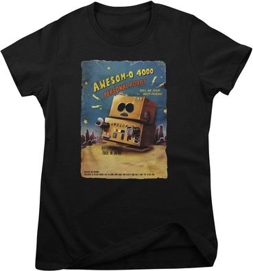 South Park Damen T-Shirt A.W.E.S.O.M.-0 4000 Personal Robot Girly Tee MTV-5-SP038