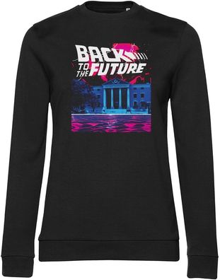 Back to the Future Damen Pullover-Hill Valley Girly Sweatshirt UV-53-BTTF021