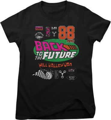 Back to the Future Damen T-Shirt Icons Girly Tee UV-5-BTTF013