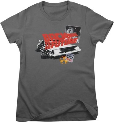Back to the Future Damen T-Shirt in 88mph Girly Tee UV-5-BTTF011