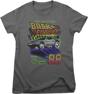 Back to the Future Damen T-Shirt In Full Speed Girly Tee UV-5-BTTF014