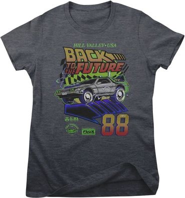 Back to the Future Damen T-Shirt In Full Speed Girly Tee UV-5-BTTF014