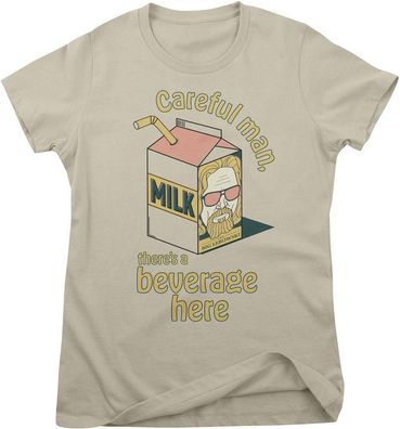 The Big Lebowski Damen T-Shirt Careful Man Girly Tee UV-5-TBL020