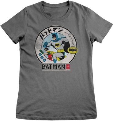 Batman Damen T-Shirt &amp; Robin Japanese Dark Knight Girly Tee WB-5-BAT049