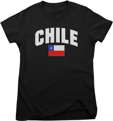Flag Collection Damen T-Shirt Chile Girly Tee HY-5-FL020