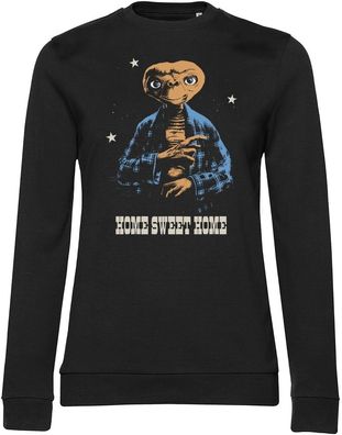 E.T. Damen Pullover Home Sweet Girly Sweatshirt UV-53-ET013