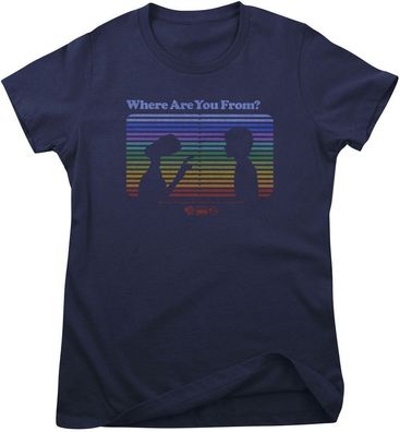 E.T. Damen T-Shirt-Where Are You From Girly Tee UV-5-ET018