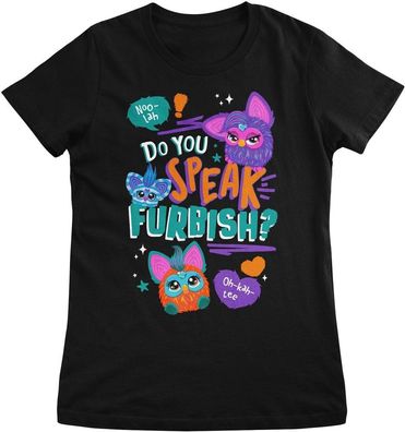 Furby Damen T-Shirt Do You Speak Furbish? Girly Tee HSB-5-FUR003