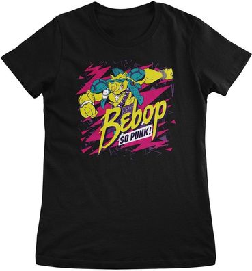 Teenage Mutant Ninja Turtles Damen T-Shirt Bebop So Punk Girly Tee NIC-5-TMNT036