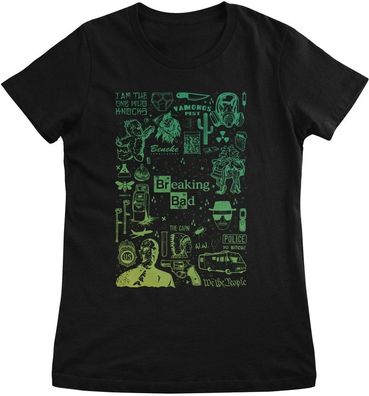 Breaking Bad Damen T-Shirt Icons Mashup Girly Tee SP-5-BRBA034