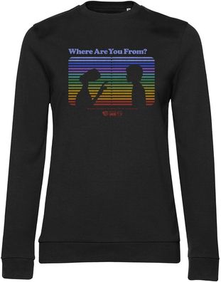 E.T. Damen Pullover-Where Are You From Girly Sweatshirt UV-53-ET018