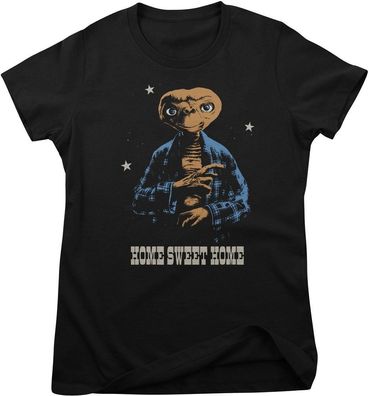 E.T. Damen T-Shirt Home Sweet Girly Tee UV-5-ET013