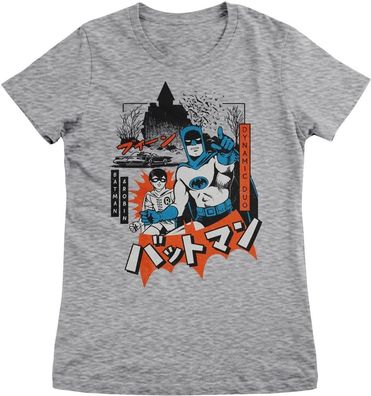 Batman Damen T-Shirt Dynamic Duo Manga Girly Tee WB-5-BAT050