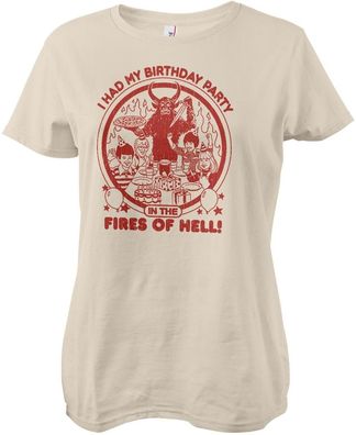 Steven Rhodes Damen T-Shirt Fires Of Hell Girly Tee DTR-5-SR334