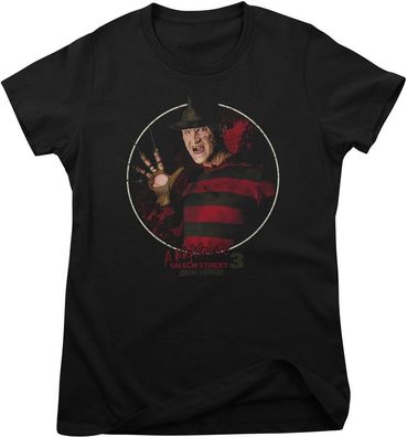 A Nightmare On Elm Street Damen T-Shirt Slasher Girly Tee WB-5-NOES008