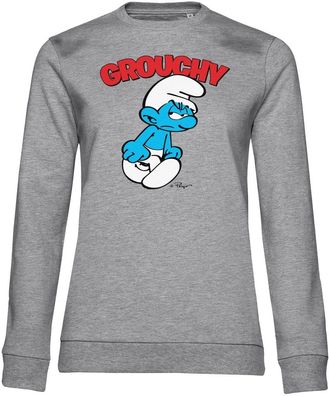 Die Schlümpfe Damen Pullover Grouchy Girly Sweatshirt RB-53-SMF008