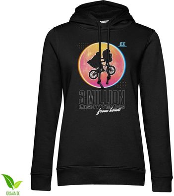 E.T. Damen Hoodie 3 Million Light Years From Home Girly UV-57-ET016
