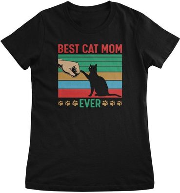 Hybris Damen Top Best Cat Mom Ever HY-5-CAT010