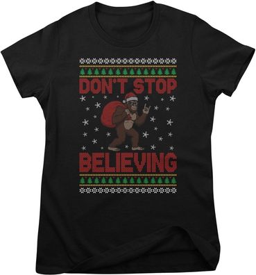 Hybris Damen Top Christmas Bigfoot Pattern SH-5-16165