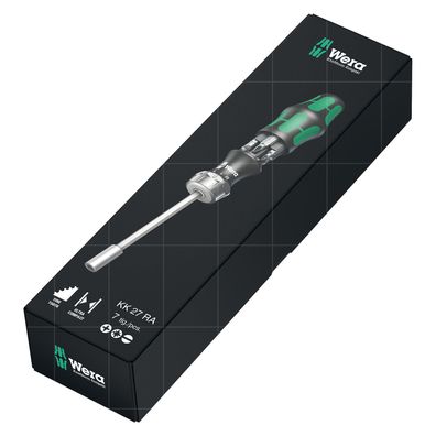 WERA Kraftform Kompakt 27 RA 1 STK 7-TEILIG Schraubendreher Bits Werkzeug